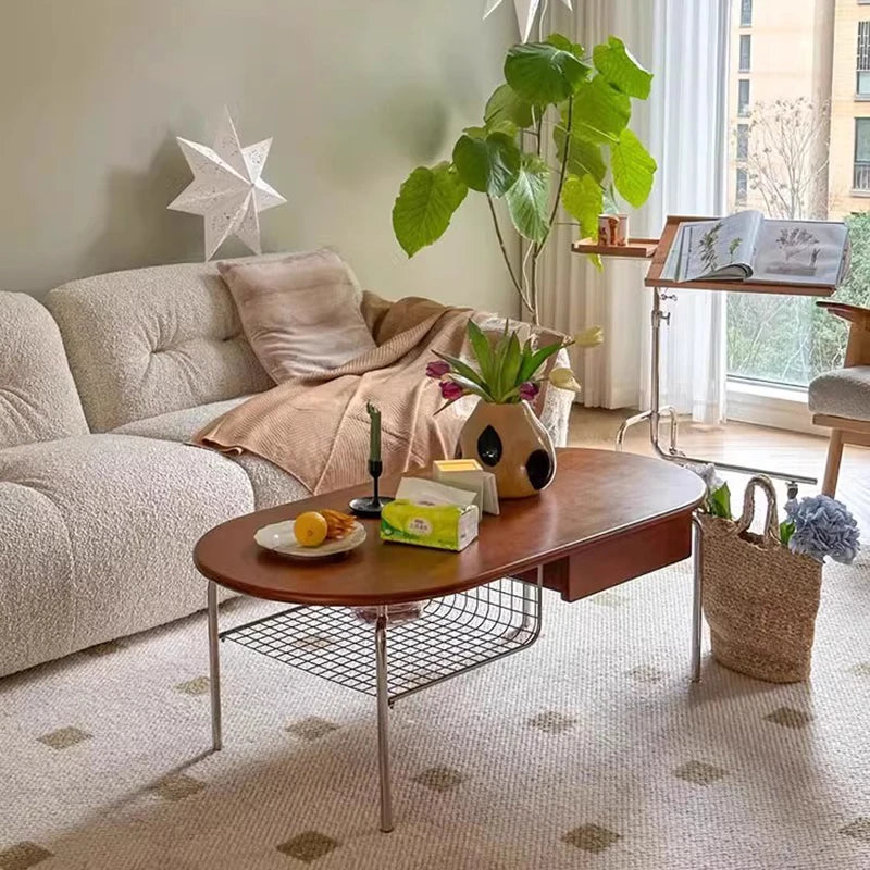 Nordic Metal Coffee Table Designer Modern Decoration Living Room Coffee Table