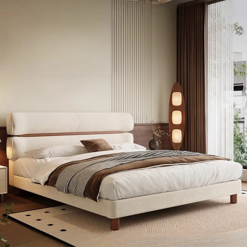 Comfortable Simple Bed Design Wedding Soft Fashionable Designer Modern Nordic Beds
