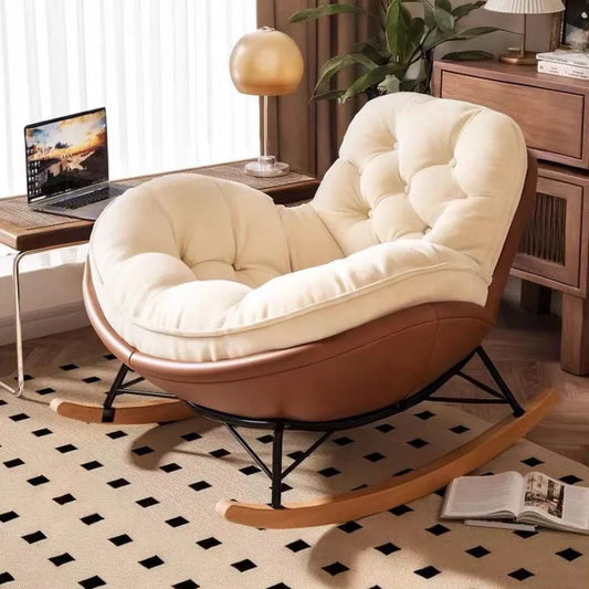 Simple Penguin Rocking Chair,Balcony Sofa,Home Leisure Chair