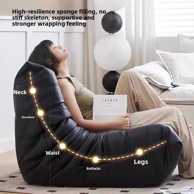 Lazy sofa, leisure bedroom, balcony lounge chair, tatami lounge chair, single sofa chair