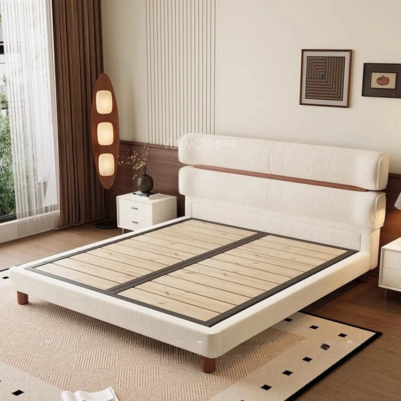 Comfortable Simple Bed Design Wedding Soft Fashionable Designer Modern Nordic Beds