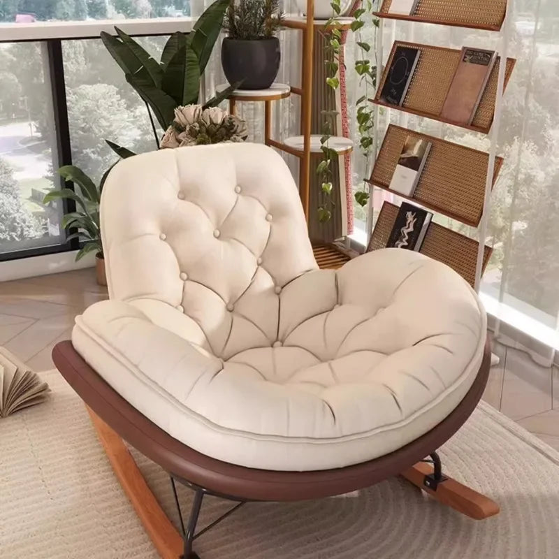 Simple Penguin Rocking Chair,Balcony Sofa,Home Leisure Chair