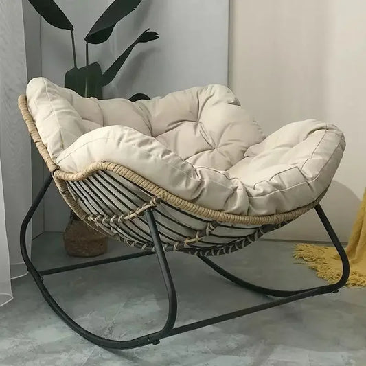 Lazy Sofa Chair New Rocking Chair Leisure Sofa Home Living Room Adult Balcony