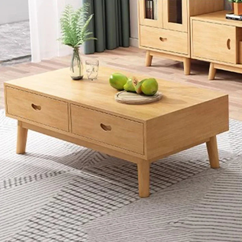 Moving Wood Coffee Table Decoration Luxury Modern Designer Side Table