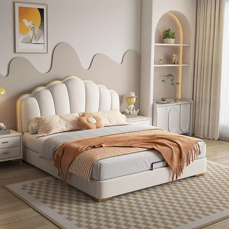 180X200cm double base Single Headboard frames and bed