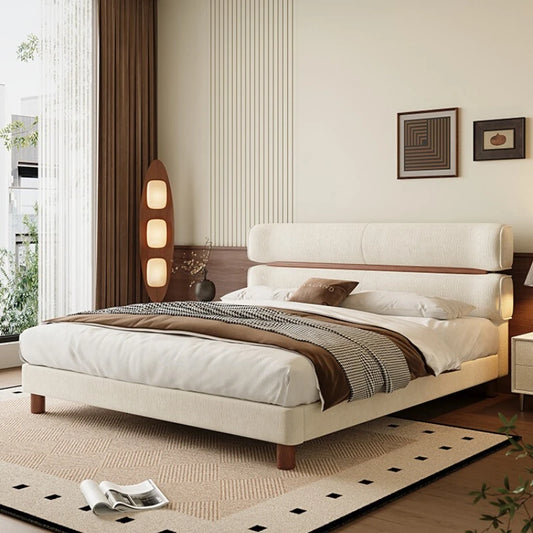 Comfortable Simple Bed Design Wedding Soft Fashionable Designer Modern Nordic Beds