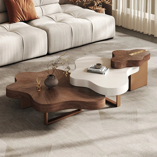 Italian Style Coffee Table Rectangle Simple Senior Decor Center Tables