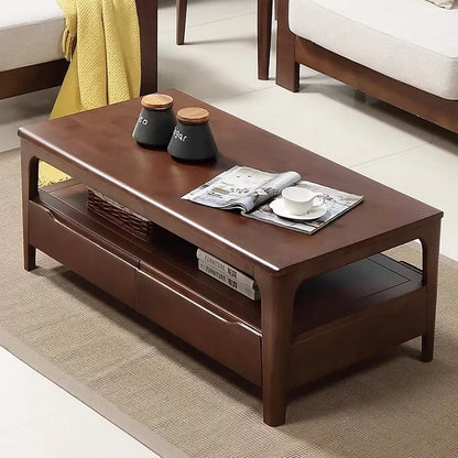 Moving Wood Coffee Table Decoration Luxury Modern Designer Side Table